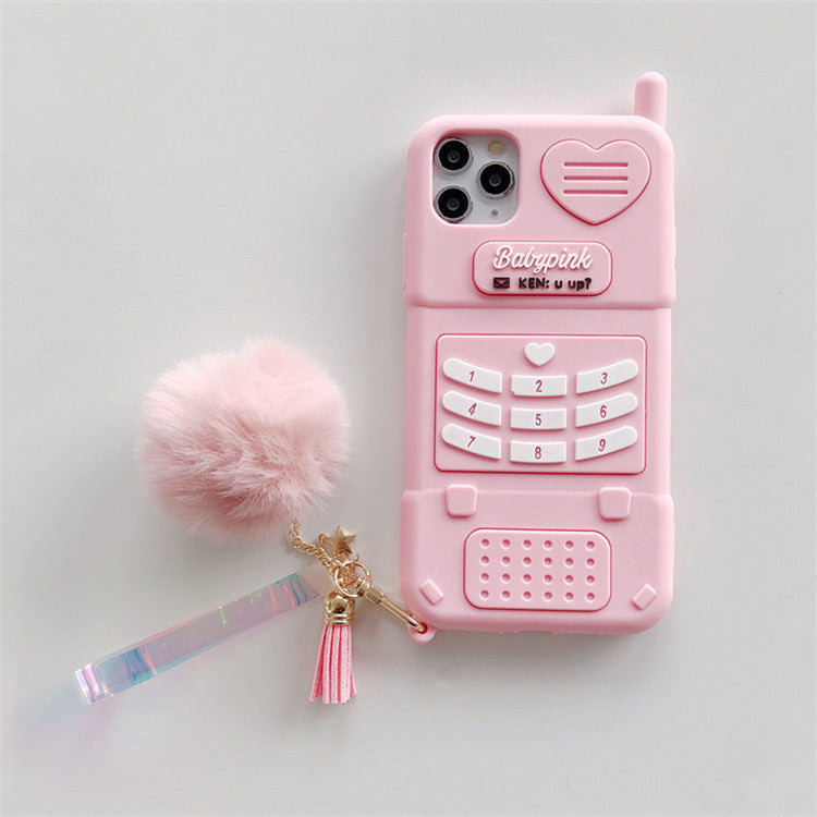 Phone All-inclusive Soft Shell Phone Case Pink Iphone Case