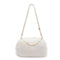 Autumn And Winter Fashion Shoulder Bags Pearl Chain Crossbody Bag Versatile Commuting Armpit Plush Female Bag